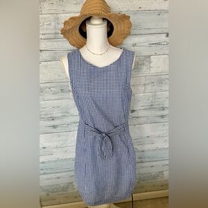 Duffield Lane Blue & White Gingham Dress